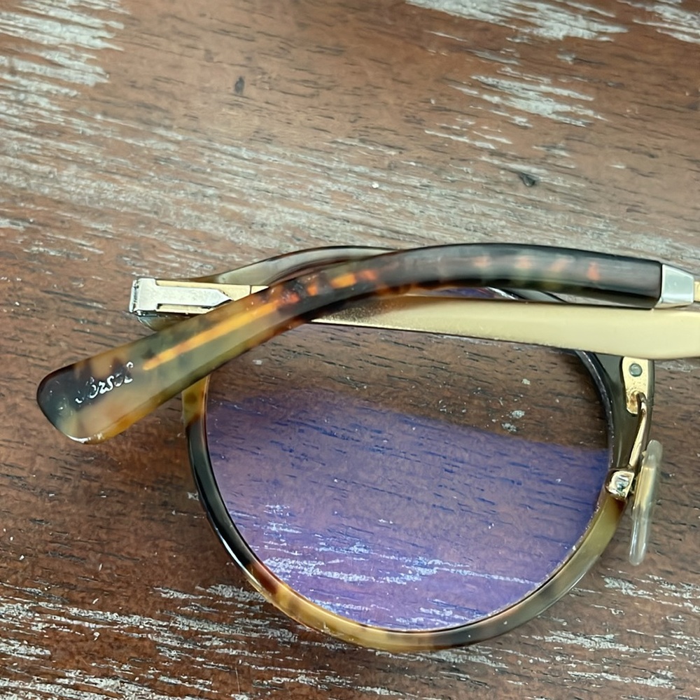 Persol 3248-v Caffe brown tortoise and gold metallic eyeglasses with case - Picture 3 of 16